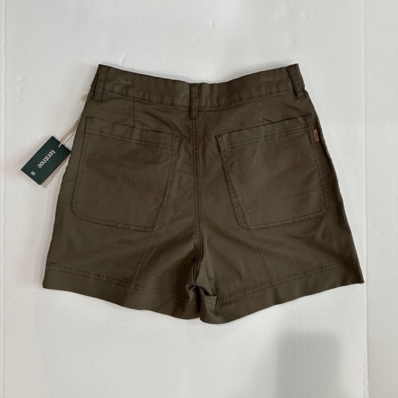 NWT Tentree womens  twill high waist short Size 4 - Picture 3 of 8